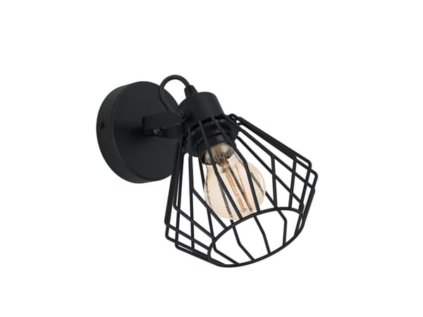 EGLO Tabillano, Utanpåliggande spotlight, E27, 1 lampor, 220-240 V, Svart