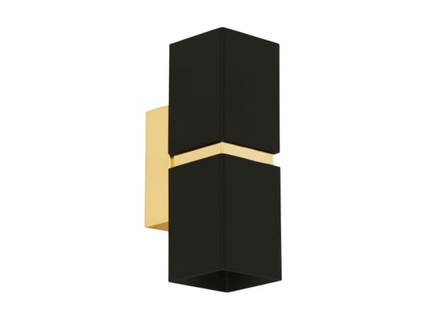 EGLO Passa, Ytmonterad, Rektangel, GU10, 3000 K, IP20, Svart, Guld Svart, Guld
