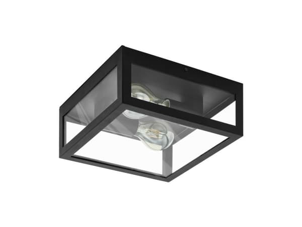 EGLO Amezola, 2 ampuller, E27, IP44, Sort Sort