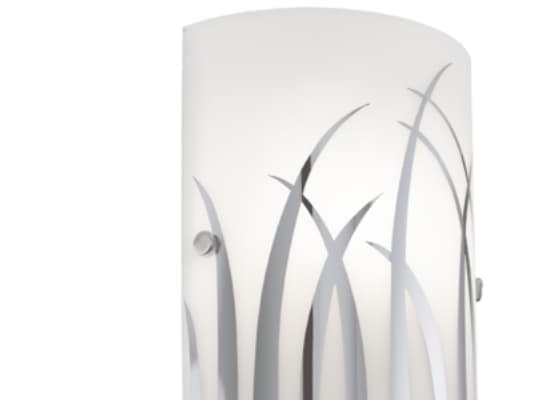 Eglo Rivato - Vegglampe - 1 sokkel - E14 - hvit, krom