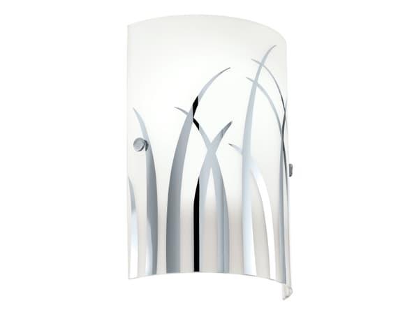 Eglo Rivato - Vegglampe - 1 sokkel - E14 - hvit, krom