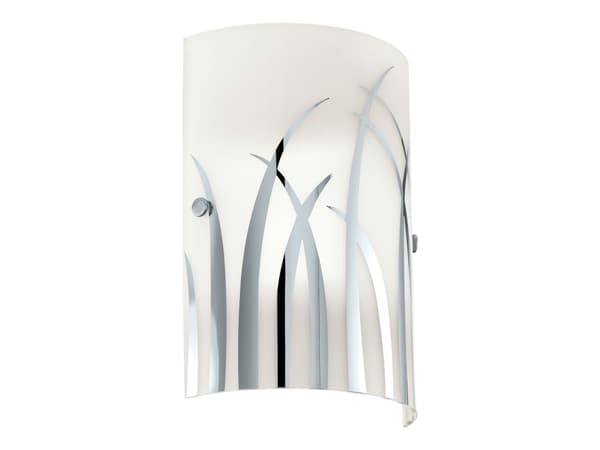 Eglo Rivato - Vegglampe - 1 sokkel - E14 - hvit, krom