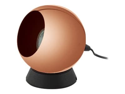 Eglo Petto 1 - Dekorationslampa - LED-glödlampa - GU10 - 3.3 W (motsvarande 40 W) - klass A+ - varmt vitt ljus - 3000 K - svart, koppar