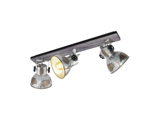 EGLO 49652, Utanpåliggande spotlight, E27, 3 lampor, 220-240 V, Svart, Zink