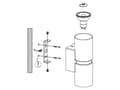 Miniatyrbild 5 av 5: EGLO Passa, Ytmonterad, Cylinder, 2 lampor, GU10, 3000 K, Krom, Vit