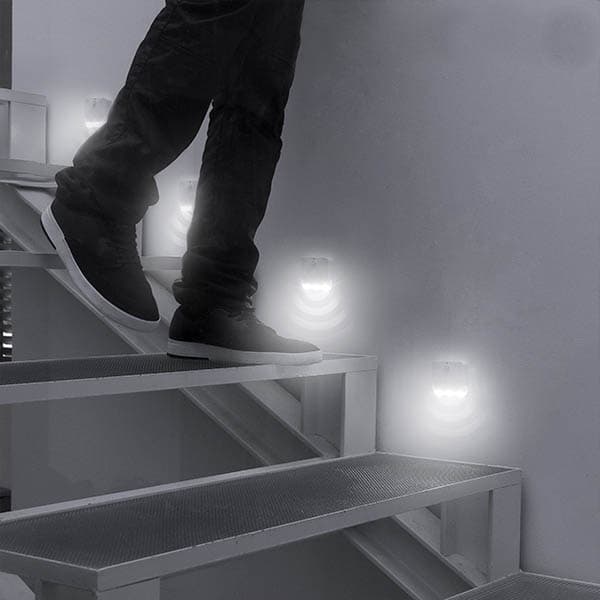 Nattlampa LED med rörelsesensor 2-pack