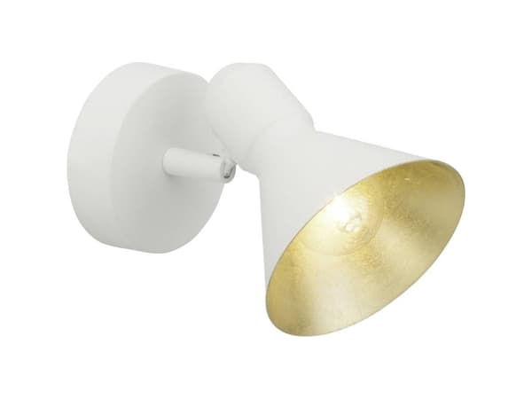 Brilliant Aztekas 24910/85 Vægprojektør E14 28 W LED (RGB) Hvid, Guld