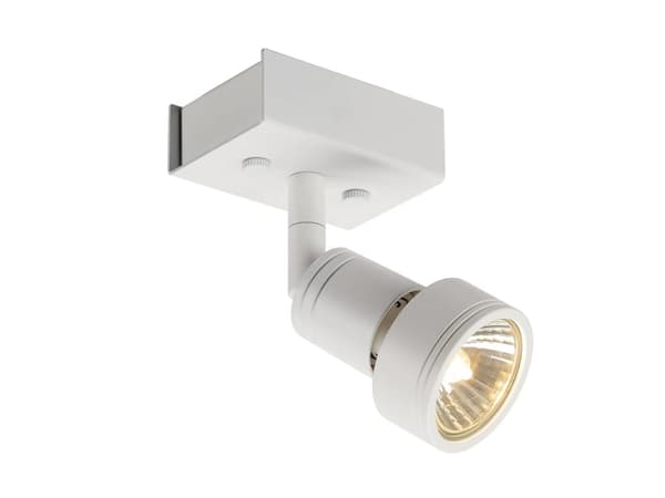 SLV Puri 1, Utanpåliggande spotlight, GU10, 1 lampor, 50 W, 220-240 V, Vit