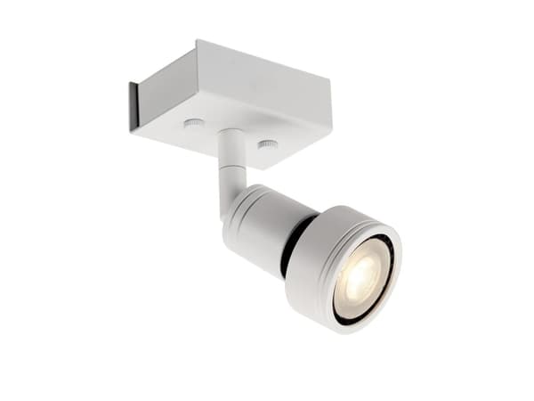 SLV Puri 1, Utanpåliggande spotlight, GU10, 1 lampor, 50 W, 220-240 V, Vit