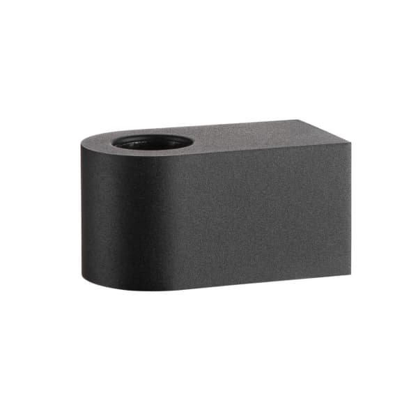 SLV FITU CUBE WL, Ytmonterad, Torg, 1 lampor, E27, IP20, Svart