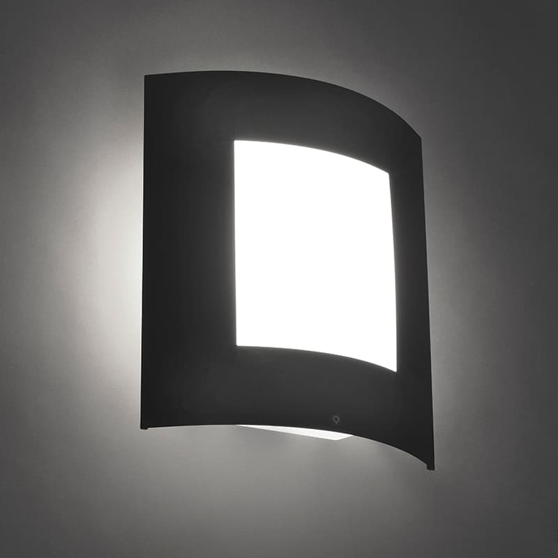 Smart utomhusvägglampa antracit inkl. WiFi A60 - Emmerald