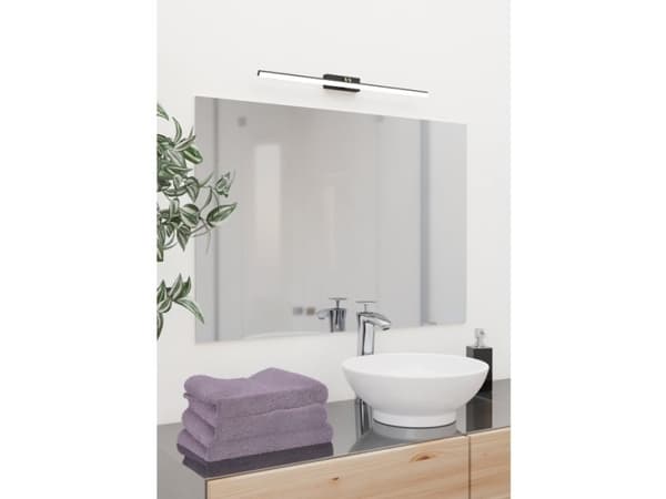 EGLO Verdello, Svart, mässing, Vit, mässing, IP44, Rektangel, LED, 6500 K