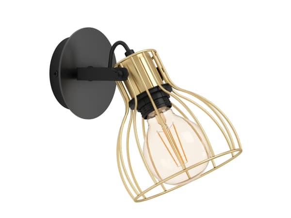 EGLO 900382, Other, 1 bulb(s), E27, IP20, Black, Brass