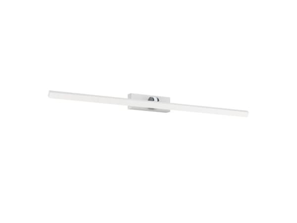 EGLO Verdello, Krom, Vit, Plast, IP44, Badrum, Rektangel, 1 lamp(or) Krom, Vit