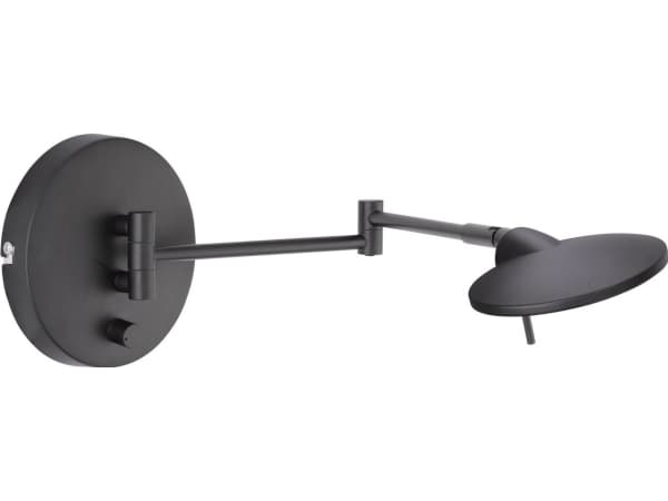 Trio vägglampa Modern svart Trio KAZAN LED vägglampa med utskjutande tak 274770132
