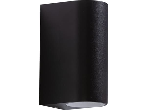 Azzardo Azzardo Rimini 2 vegglampe AZ4266 vegglampe utendørs vegglampe 2x35W GU10 svart