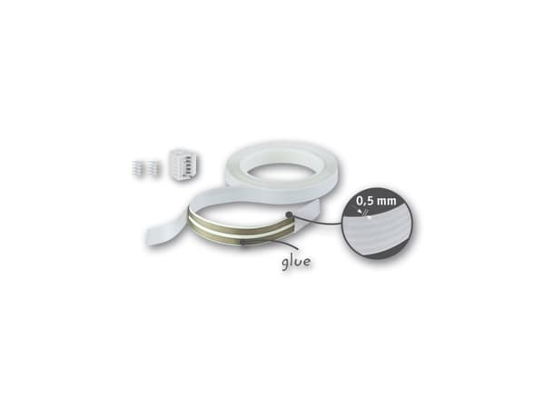 Paulmann Adelia, Ytmonterad, Andra, 1 lampor, Glödlampan/-lamporna kan inte bytas ut, 2700 K, Gjuten aluminium, Borstat stål