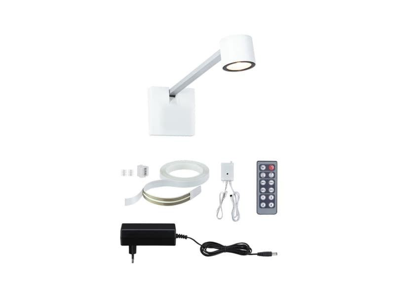 Paulmann Adelia SET 95576 LED-billedbelysning 4.5 W LED (RGB) Aluminium (børstet)