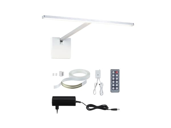 Paulmann Xana SET 95577 LED-kuvavalaistus 5,5 W LED (RGB) Alumiini (harjattu) Alumiini