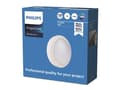 Miniatyrbilde 3 av 5: Philips Veggmontering, Overflatebehandlet, Rund, 1 ampuller, 4000 K, IP65, Hvit