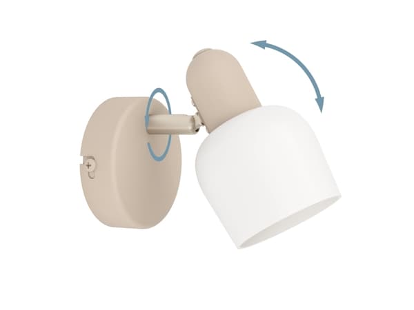 EGLO CORATO WALL E14 SAND/BS/OPAL