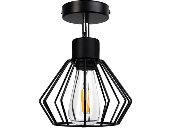 Orno PINO vegglampe, effekt maks. 1x60W, E27, svart