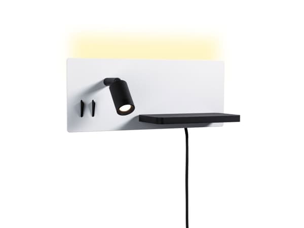 Paulmann Serra, Infälld, 1 lampor, 2700 K, IP20, Svart Svart