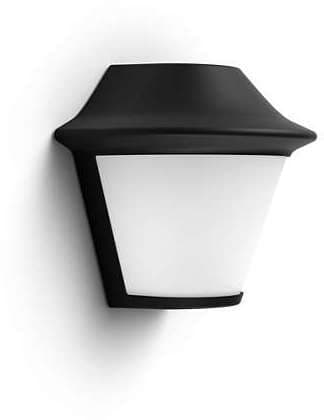 Philips Serres vägglampa svart, E27