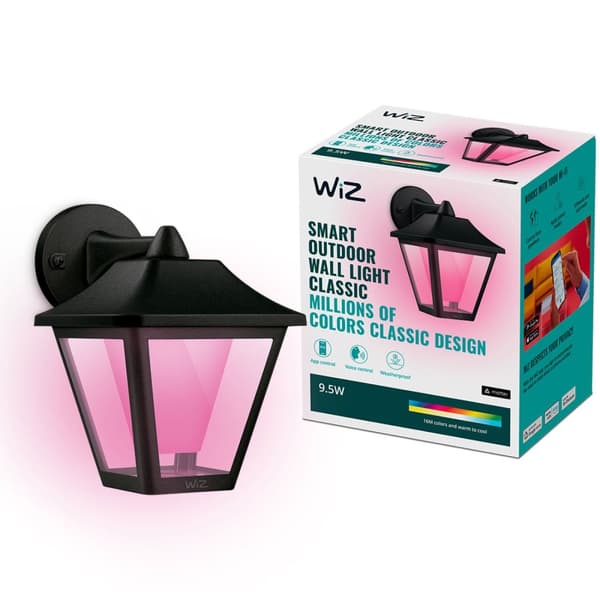 WiZ WiFi Smart Classic Vägglampa Utomhus  Färg + Varm-kallvit 230V