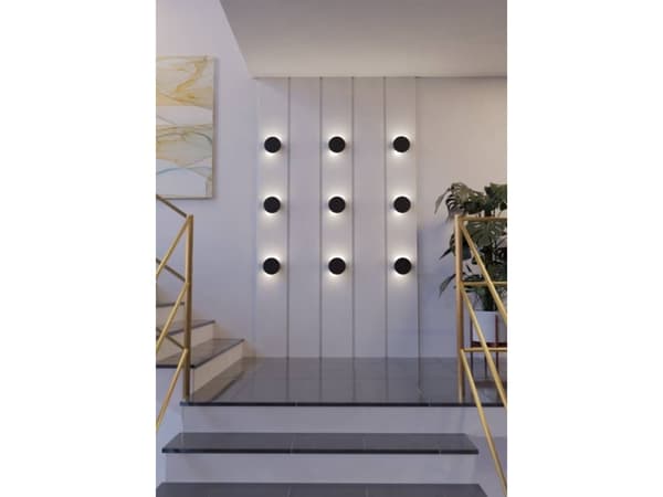 EGLO TALAMELLO VÆG Ø150 6W 750LM SORT