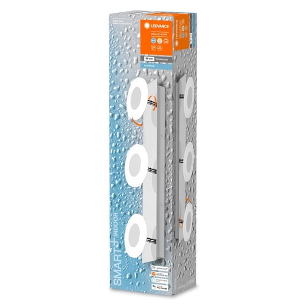 LEDVANCE SMART+ Wall Orbis Wave 21W TW Chrome IP44 WiFi - C