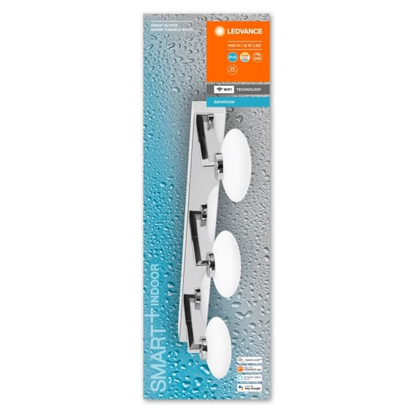 LEDVANCE SMART+ Vägg Orbis Elypse 18W TW Chr IP44 WiFi - C