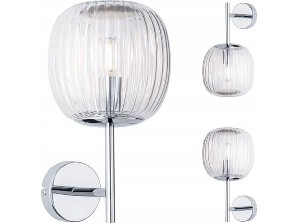 Paulmann vegglampe Baderoms vegglampe RUYA E14 maks.20W IP44 230V krom / glass