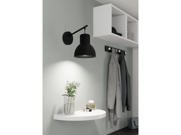 EGLO CAPOLIVERI-E VÆG L120 H140 E27 SORT