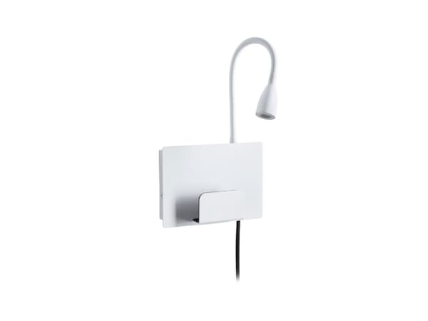 Kinkiet Paulmann Oprawa ścienna HALINA LED 2,4W 200lm 2700K USB-C 230V biły matte /metall