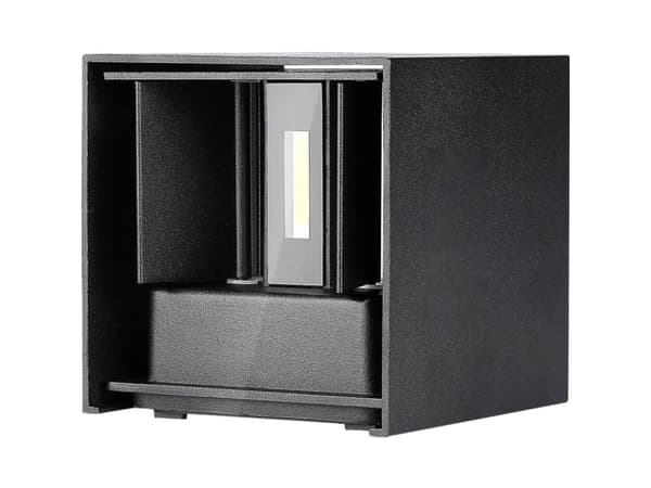 V-TAC VT-759-B-N 217078 LED-udendørs vægbelysning GU10 EEK: E (A - G) 5 W LED (RGB) Sort