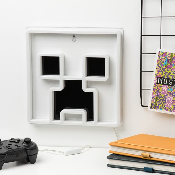 Paladone Veggmontert LED-lys med Creeper