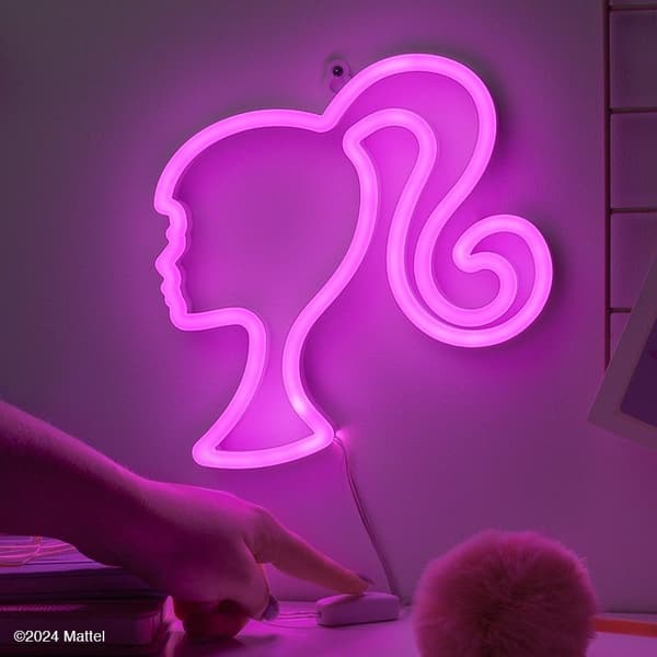 Paladone Barbie seinälle asennettava LED-neonvalo
