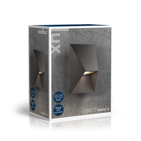 Nordlux Pontio 15 Vägglampa Svart