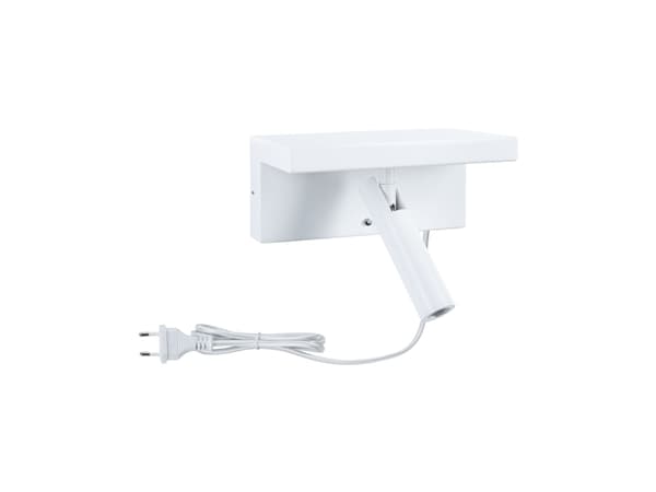 Paulmann Jerik, Overflatebehandlet, Rektangel, 1 ampuller, 3000 K, IP20, Hvit
