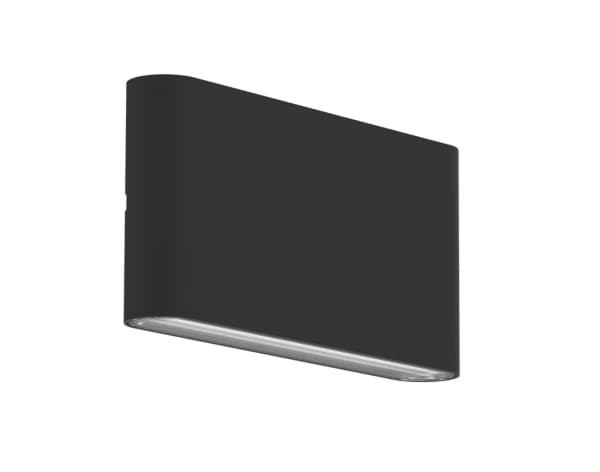 OPPLE Lighting LEDWall-Lucia-E Re135-6W-830-BL, Infälld, Rektangel, 1 lampor, IP65, Svart Svart