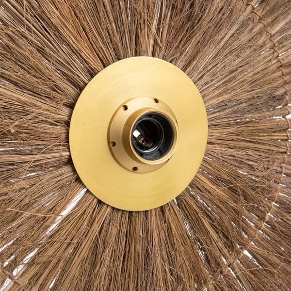 Chi-Chi Vägglampa - Naturmässing - L
