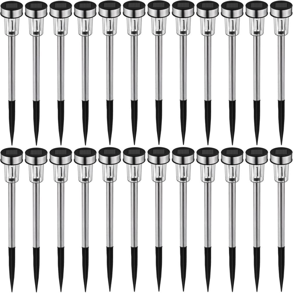 24 Solcellslampa LED - silver