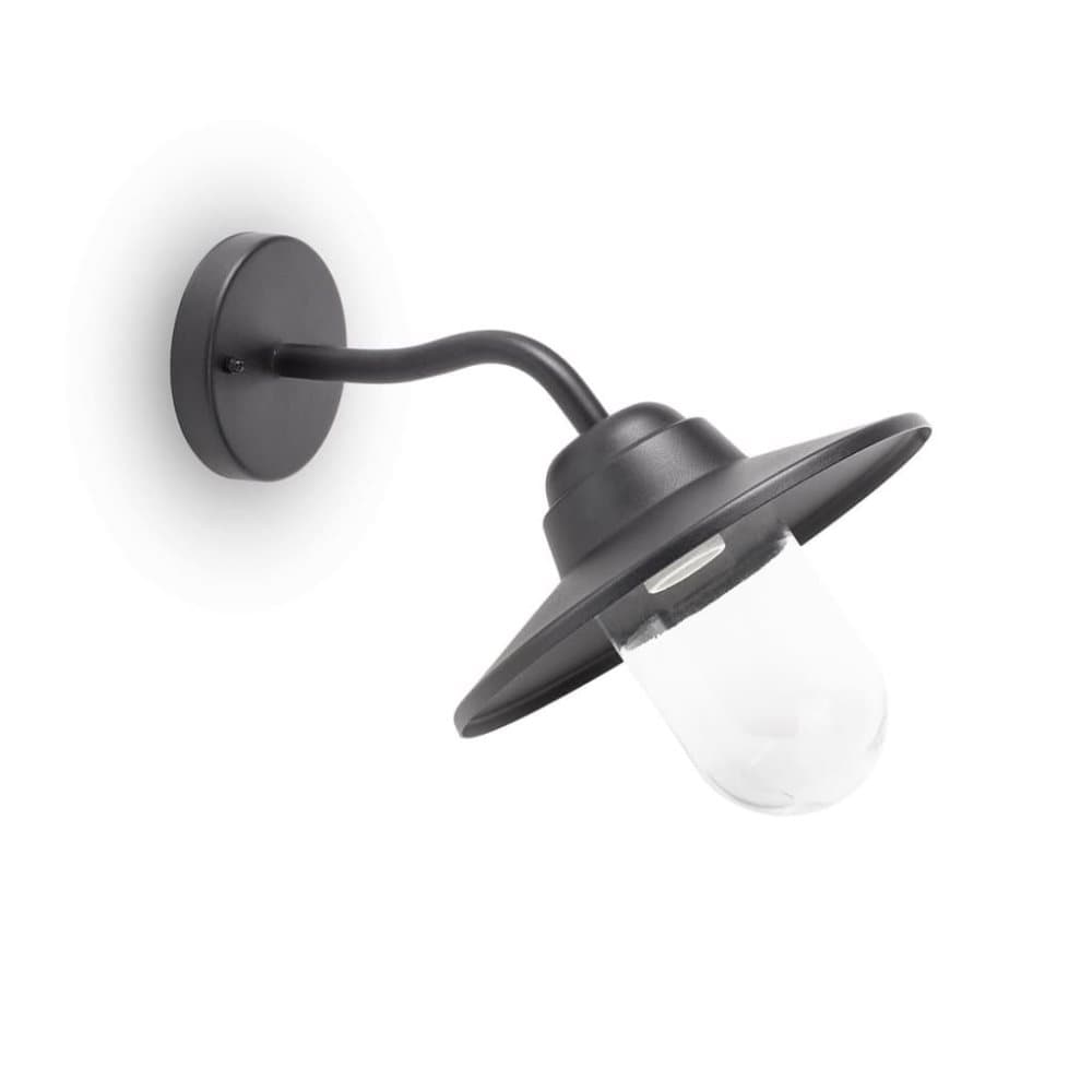 Smartwares Vägglampa klassisk 26 W svart GWC-001-HB