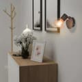 Miniatyrbilde 3 av 8: vidaXL Vegglampe 2 stk E14 svart og kobber
