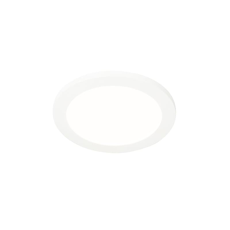 Taklampa vit 22,5 cm inkl. LED 3-stegs dimbar IP44 - Steve