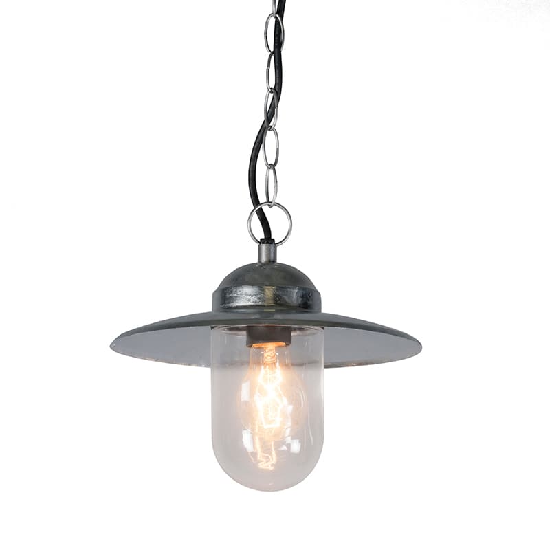 Industriell hänglampa zink IP44 - München