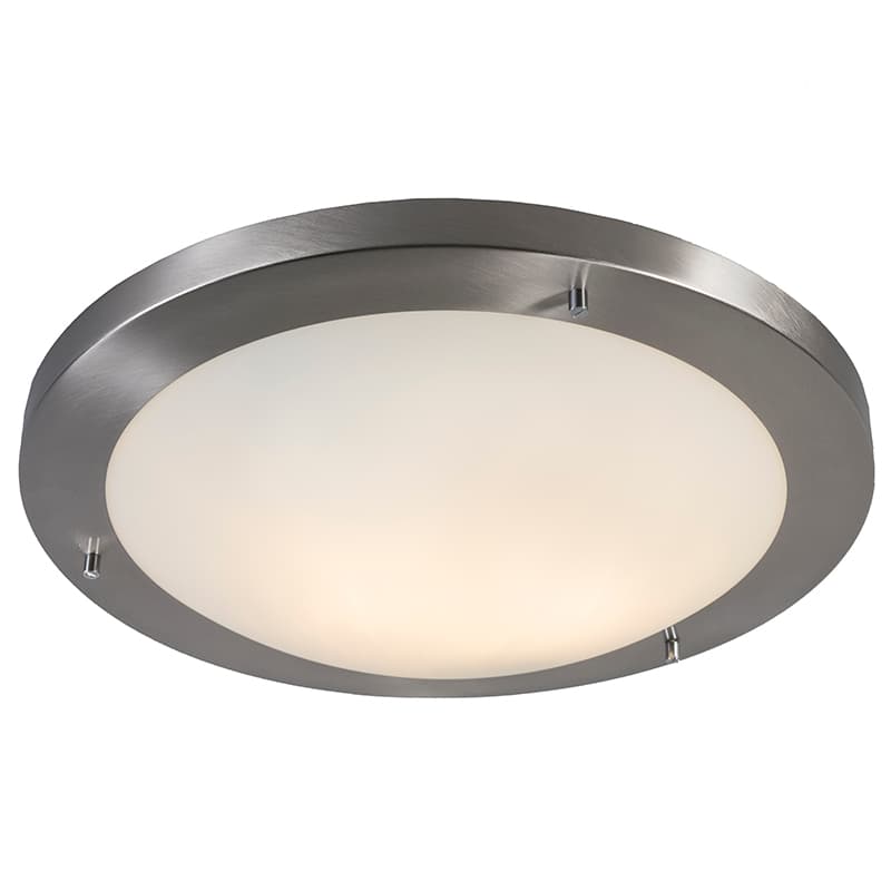 Modern taklampa stål 41 cm IP44 - Yuma