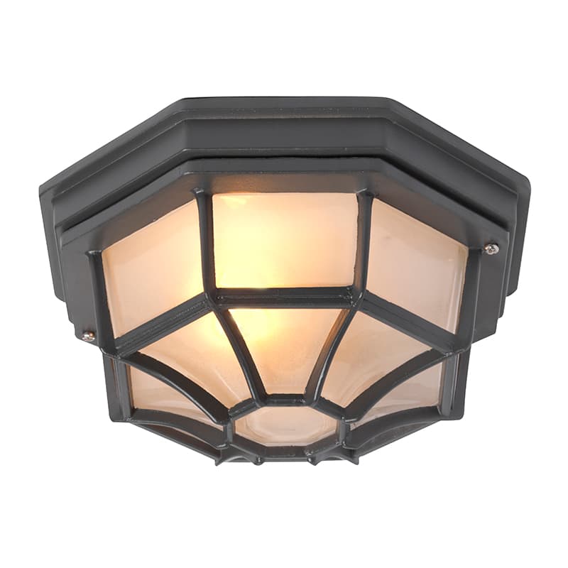 Landstaklampa mörkgrå IP44 - Bri L.