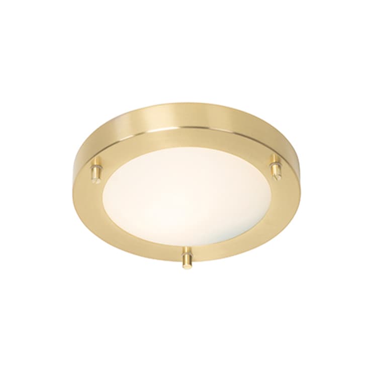 Modern taklampa guld 18 cm IP44 - Yuma